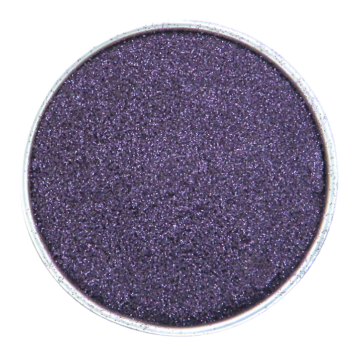 Purple ultra fine eco friendly glitter in a 6 gram round tin.