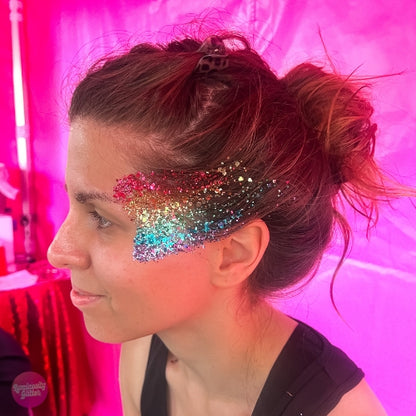 Blush Red Glitter Blend