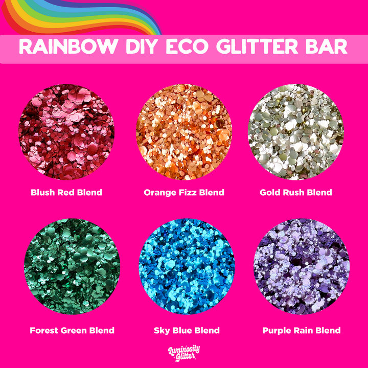 The Rainbow DIY Eco Glitter Bar