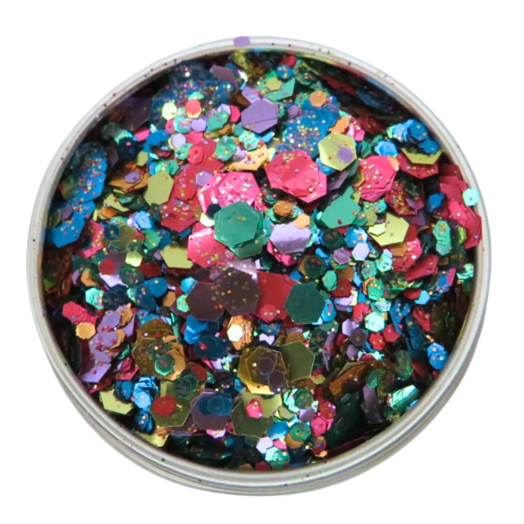 Rainbow Smash eco friendly glitter blend has been mixed with all of the sparkly colours of the rainbow.