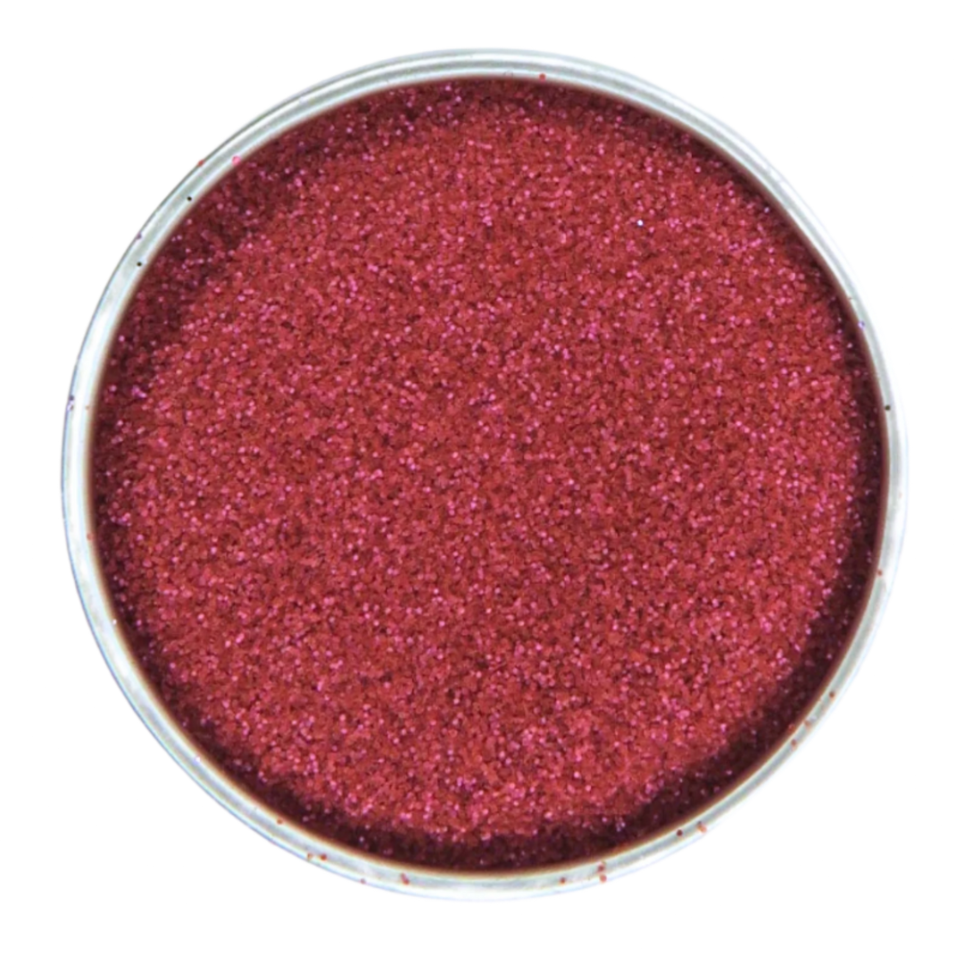 Raspberry fine vivid fuchsia pink eco glitter.