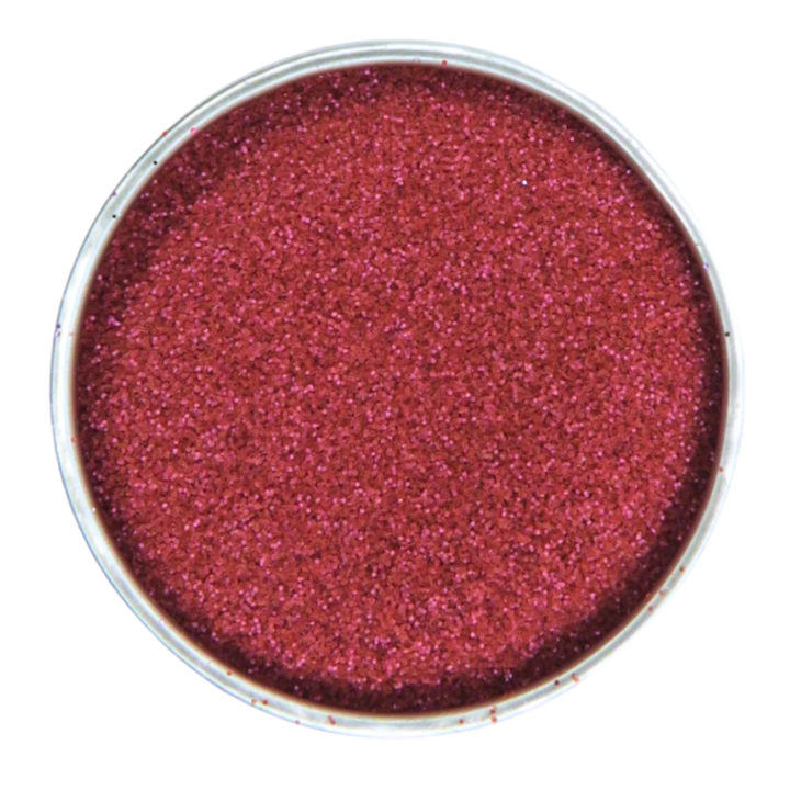 Raspberry fine vivid fuchsia pink eco glitter.