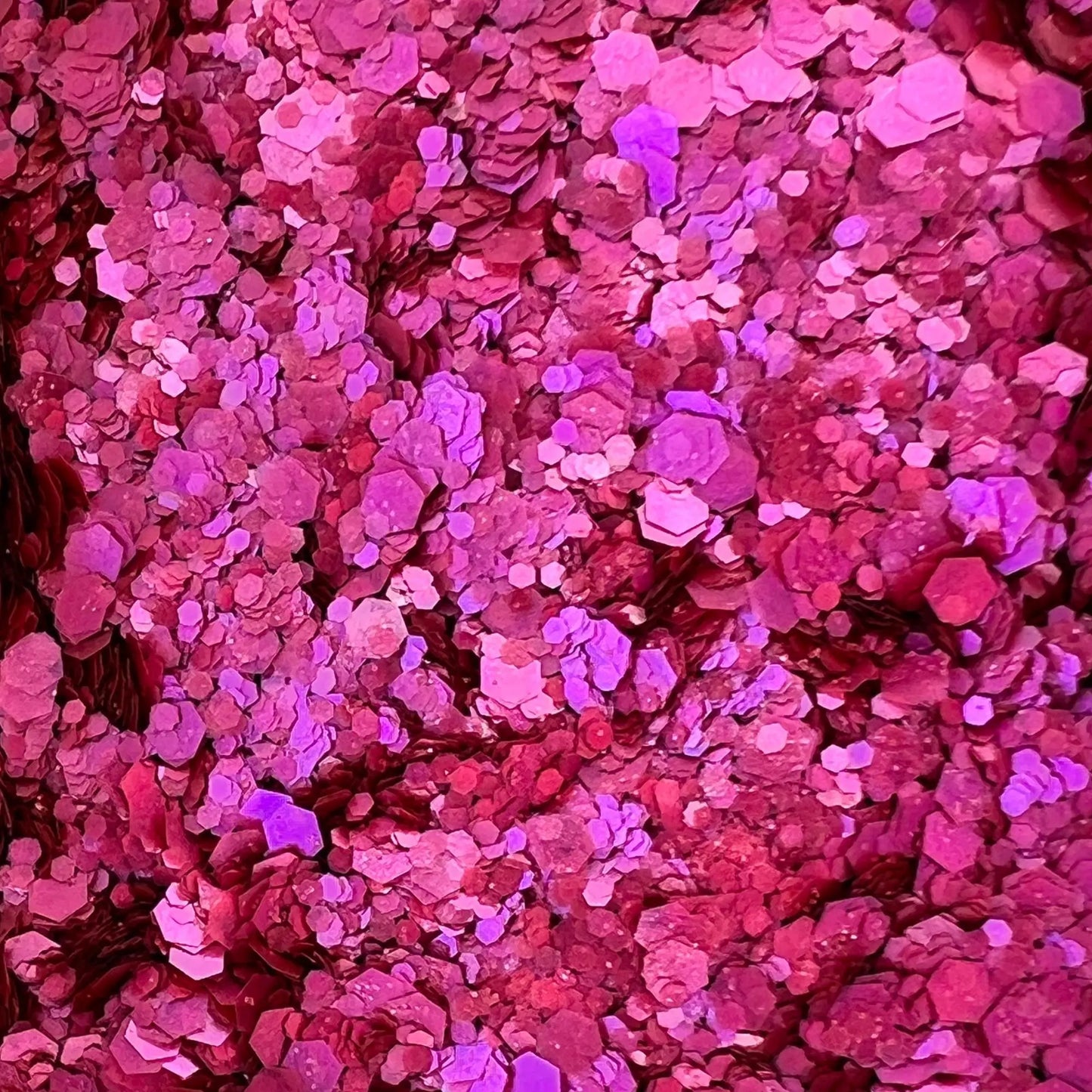 Raspberry sorbet eco glitter blend