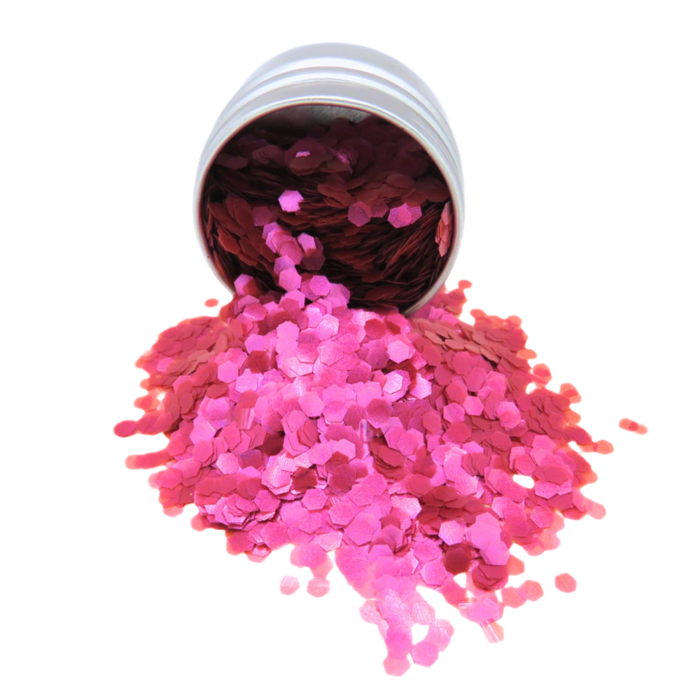 Raspberry super chunky vivid fuchsia bioglitter pure.