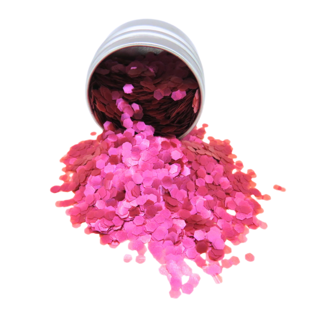 Raspberry super chunky vivid fuchsia bioglitter pure.