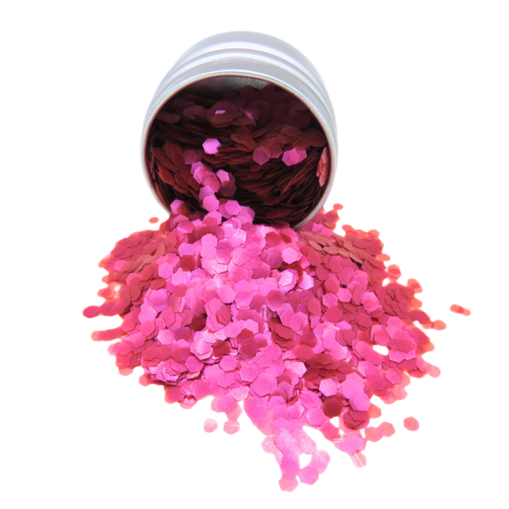 Raspberry super chunky vivid fuchsia bioglitter pure.