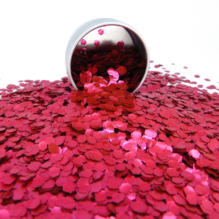 Red super chunky biodegradable biodegradable glitter