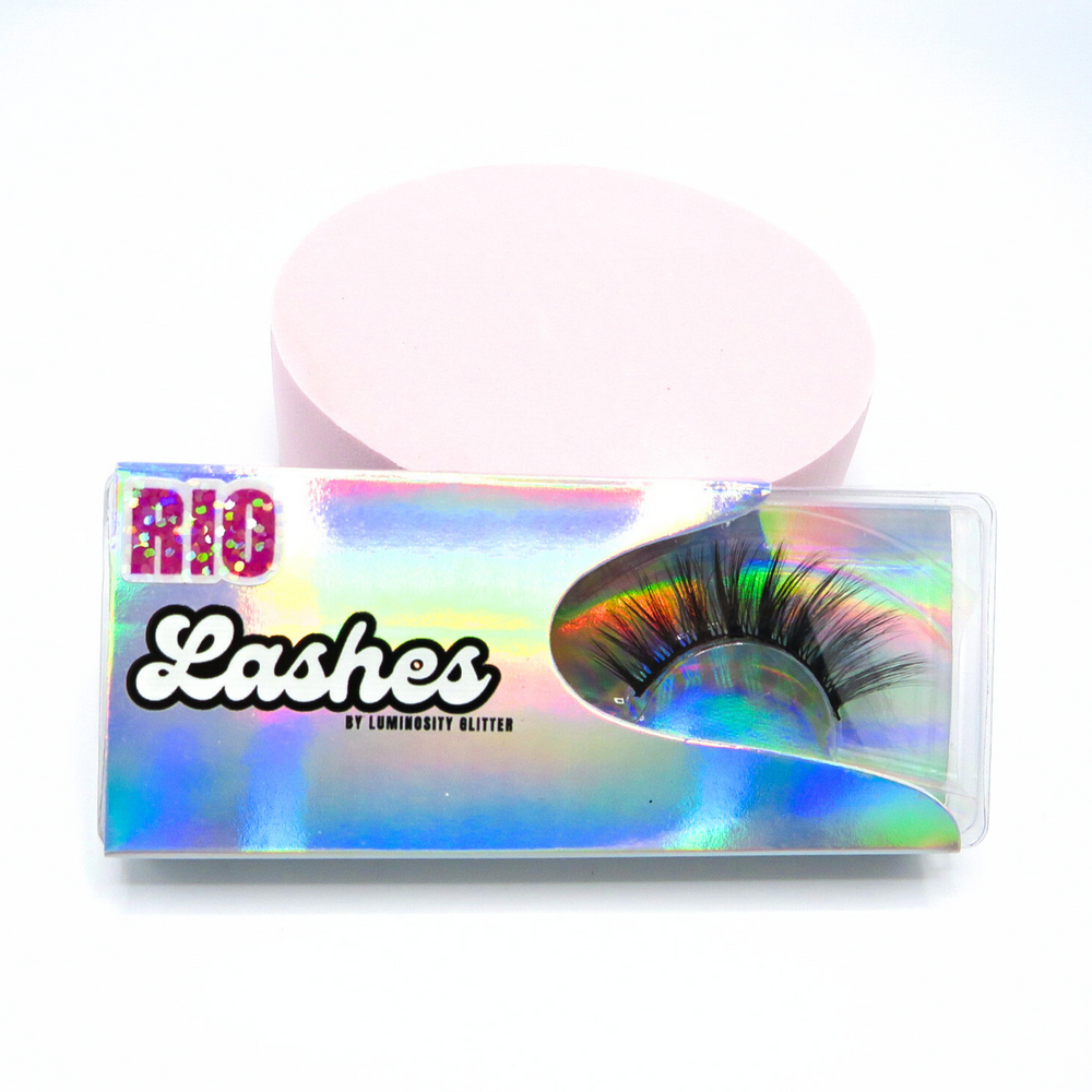 Rio strip faux mink lashes by Luminosity Glitter