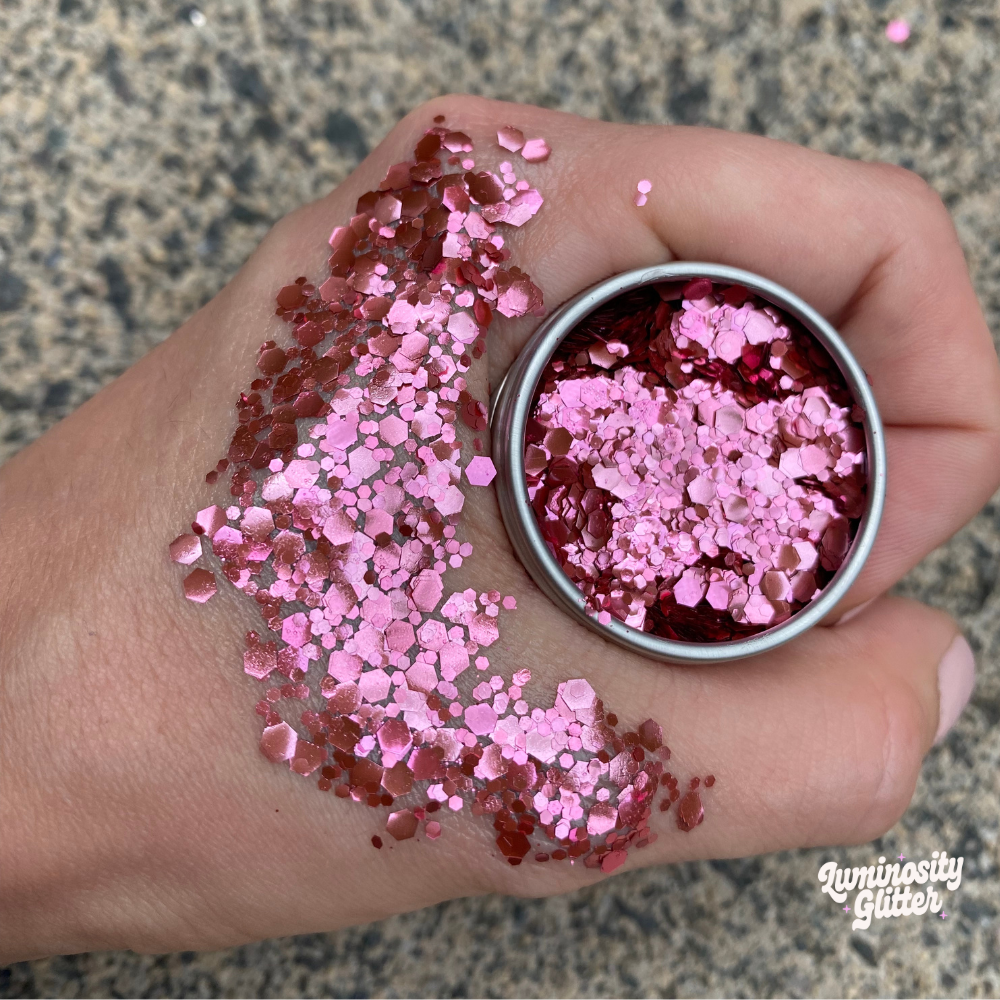 Rose Pink Biodegradable Glitter Blend
