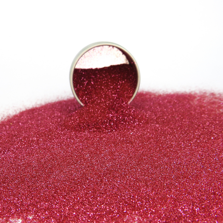 Rose pink fine festival glitter for makeup and body art