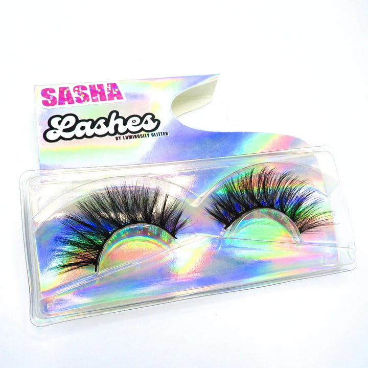 Sasha the strip faux mink lashes by Luminosity Glitter