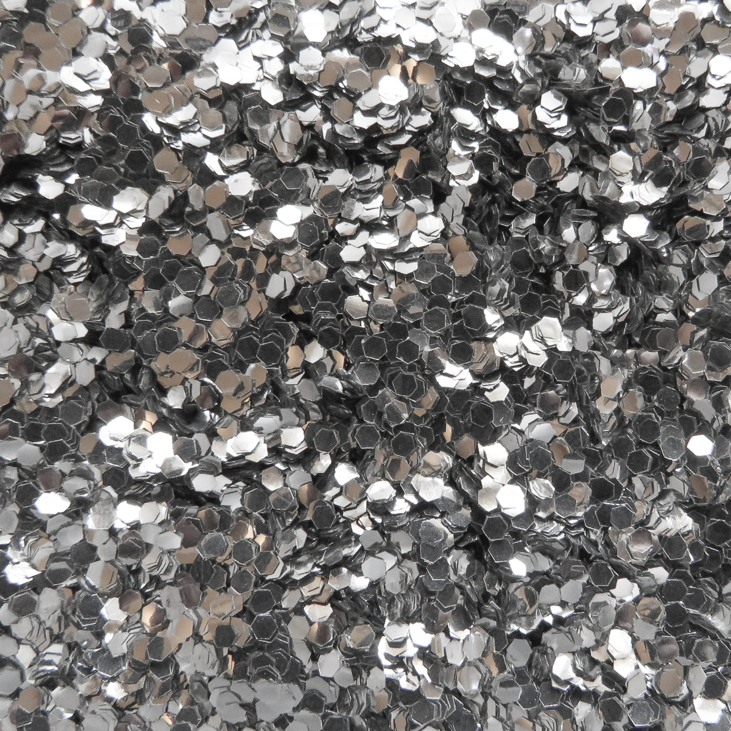 Silver chunky eco friendly glitter.