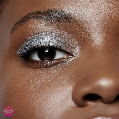 Silver Fine Glitter Makeup