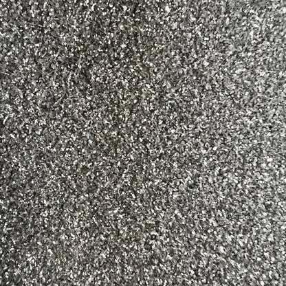 Silver fine biodegradable cosmetic glitter for face and body, hair and nails