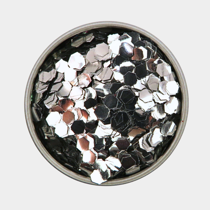 Silver Super Chunky Eco Glitter Luminosity Glitter