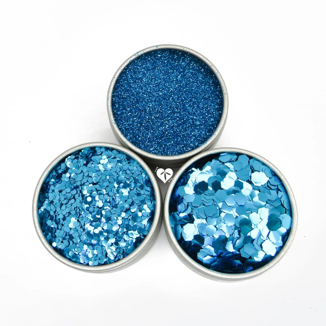 Sky Blue Biodegradable Glitter Individual 6g Pot (B2B) Luminosity Glitter