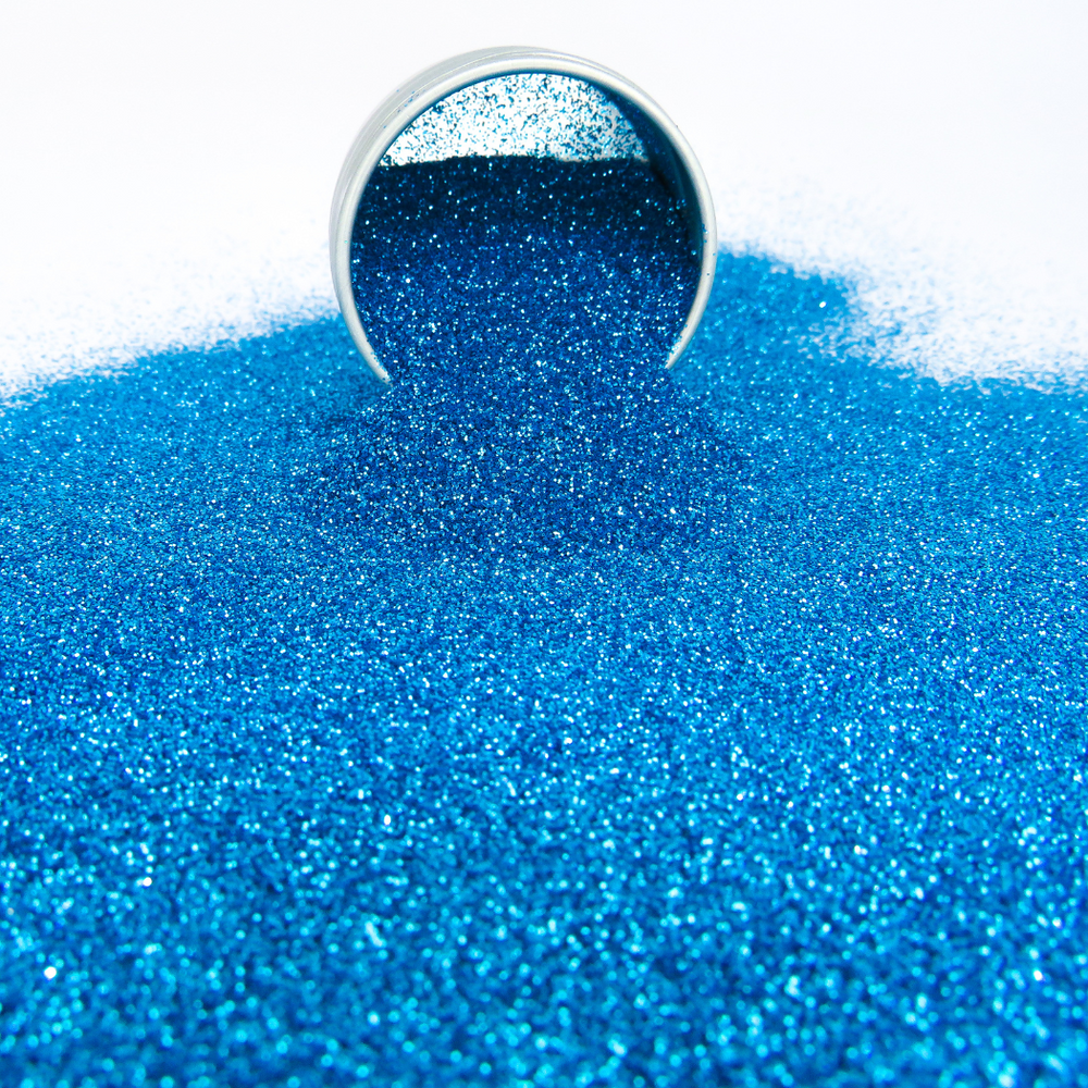 Sky blue fine eco friendly glitter