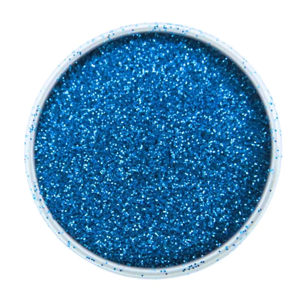 Sky blue fine biodegradable glitter