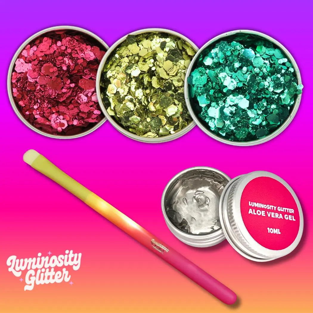 Spirit of christas biodegradable glitter trio set