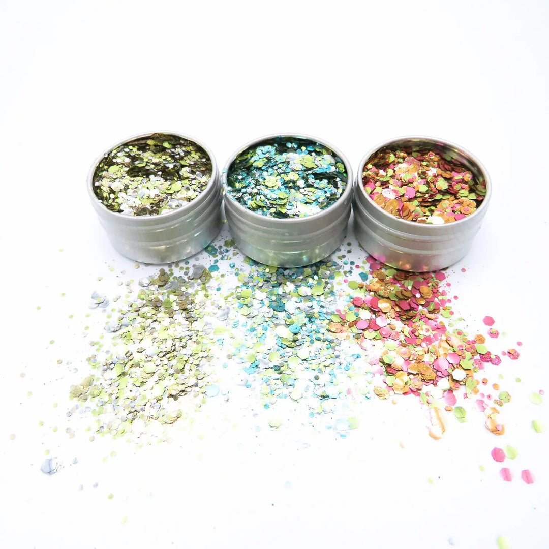 Tropic like it's hot set of glitter by Luminosity Glitter