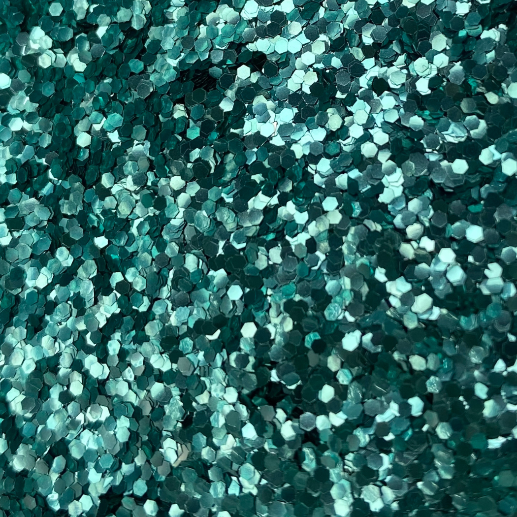 turquoise chunky eco friendly cosmetic grade glitter