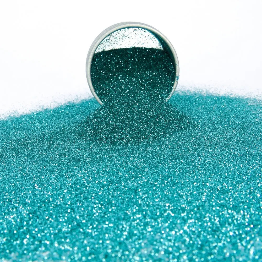 A fun turquoise shade of eco glitter.