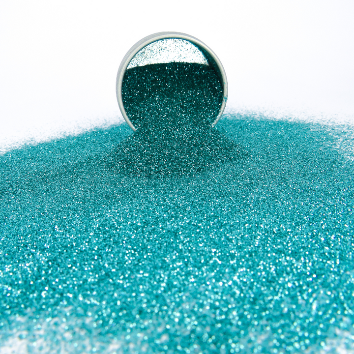 Turquoise fine eco friendly cosmetic glitter