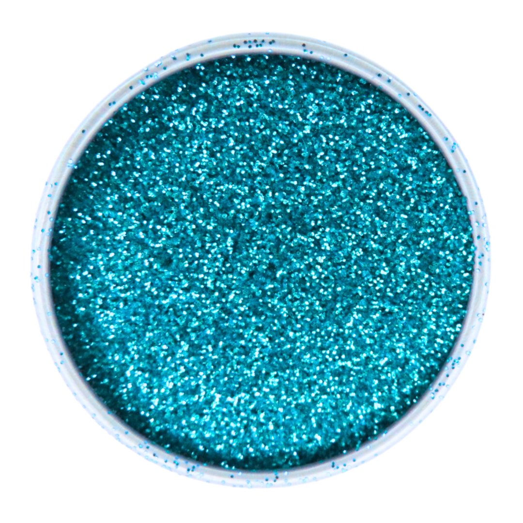 Turquoise fine eco friendly cosmetic grade glitter