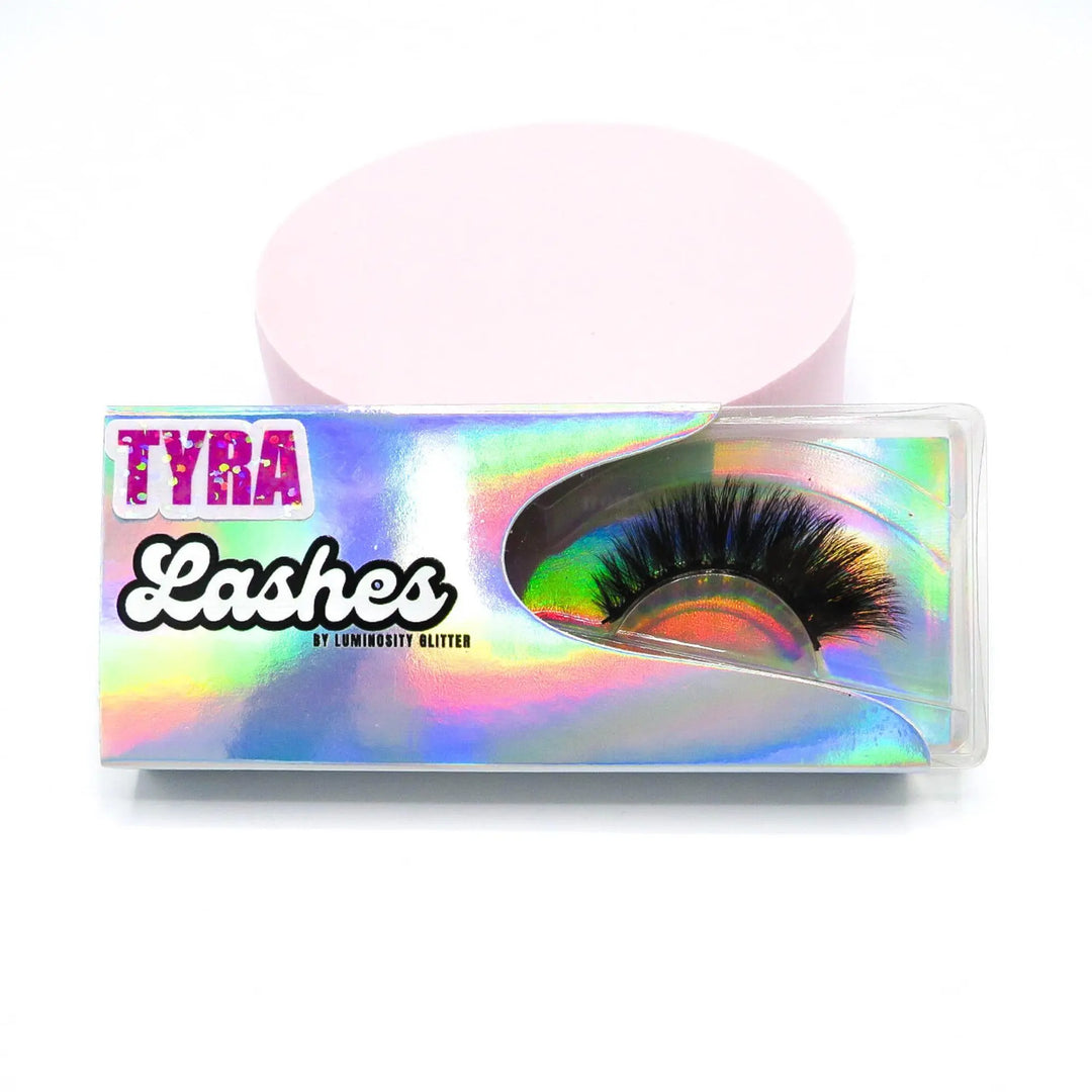 Tyra faux mink strip lashes by Luminosity Glitter