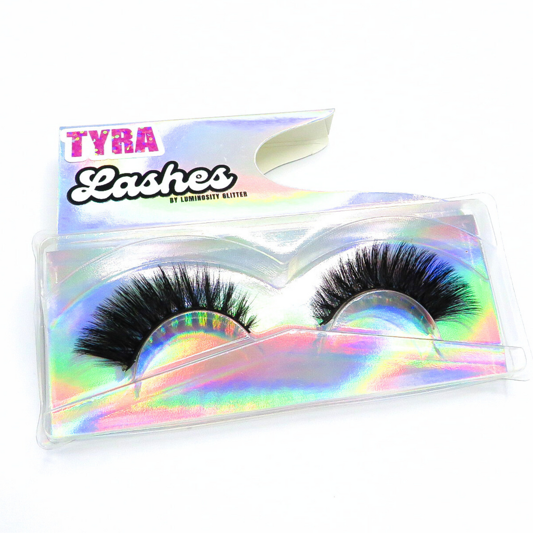 Tyra strip lashes pair by Luminosity Glitter.