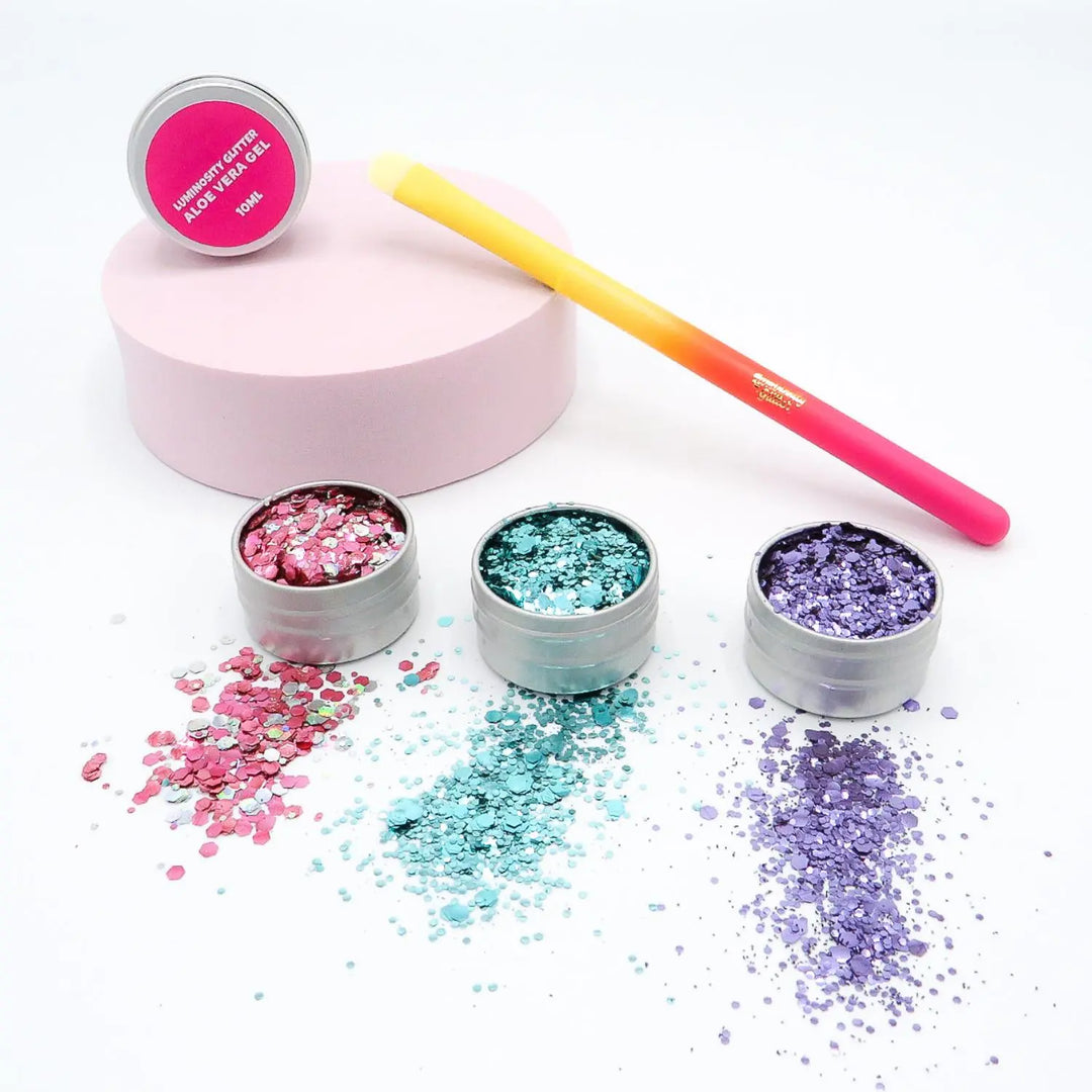 Unicorn dreams biodegradable glitter set