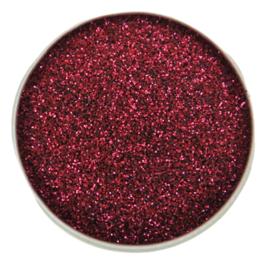 Vampire kiss is a fine blend of red and black eco friendly glitter.