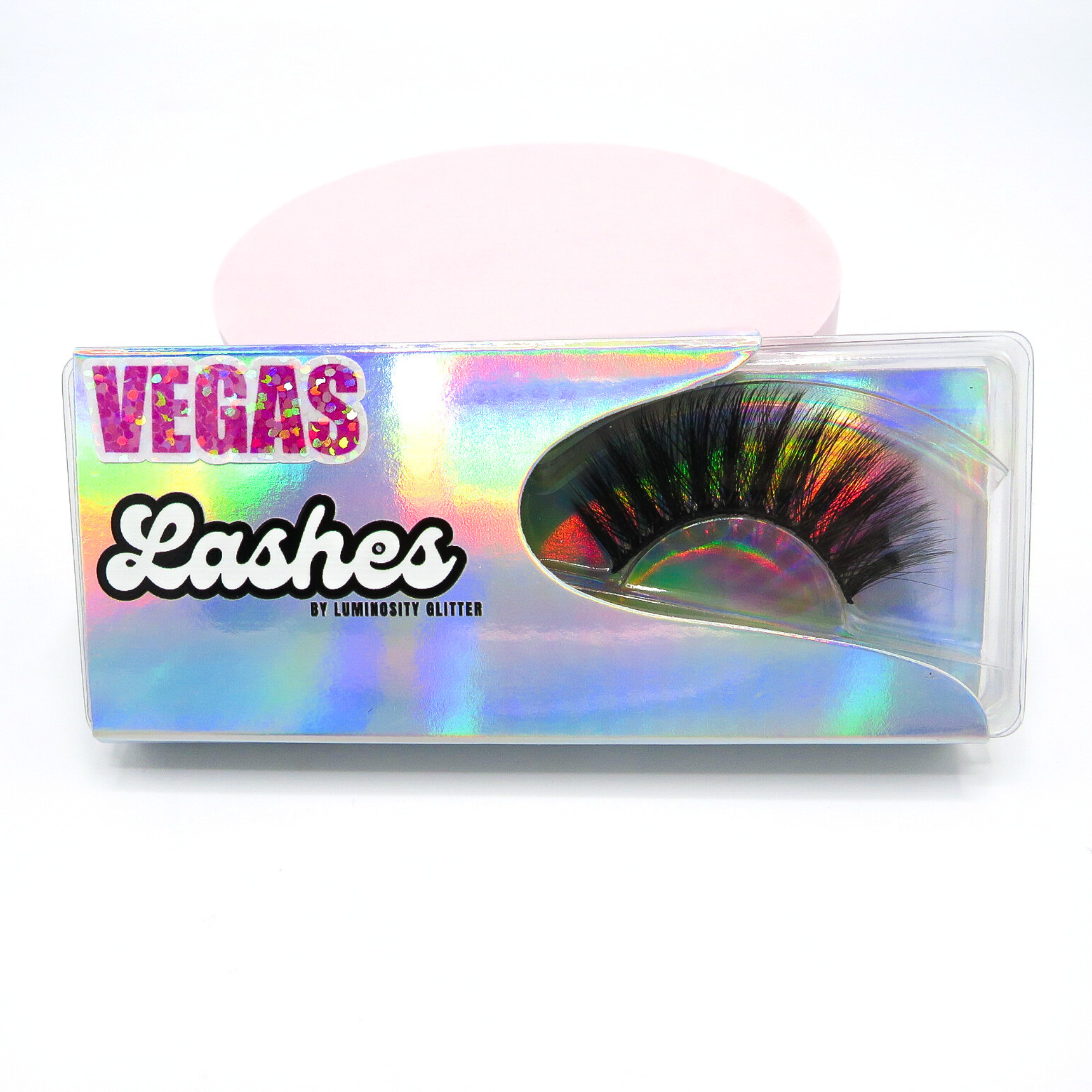 Vegas strip lashes by Luminosity Glitter. Faux Mink lashes.