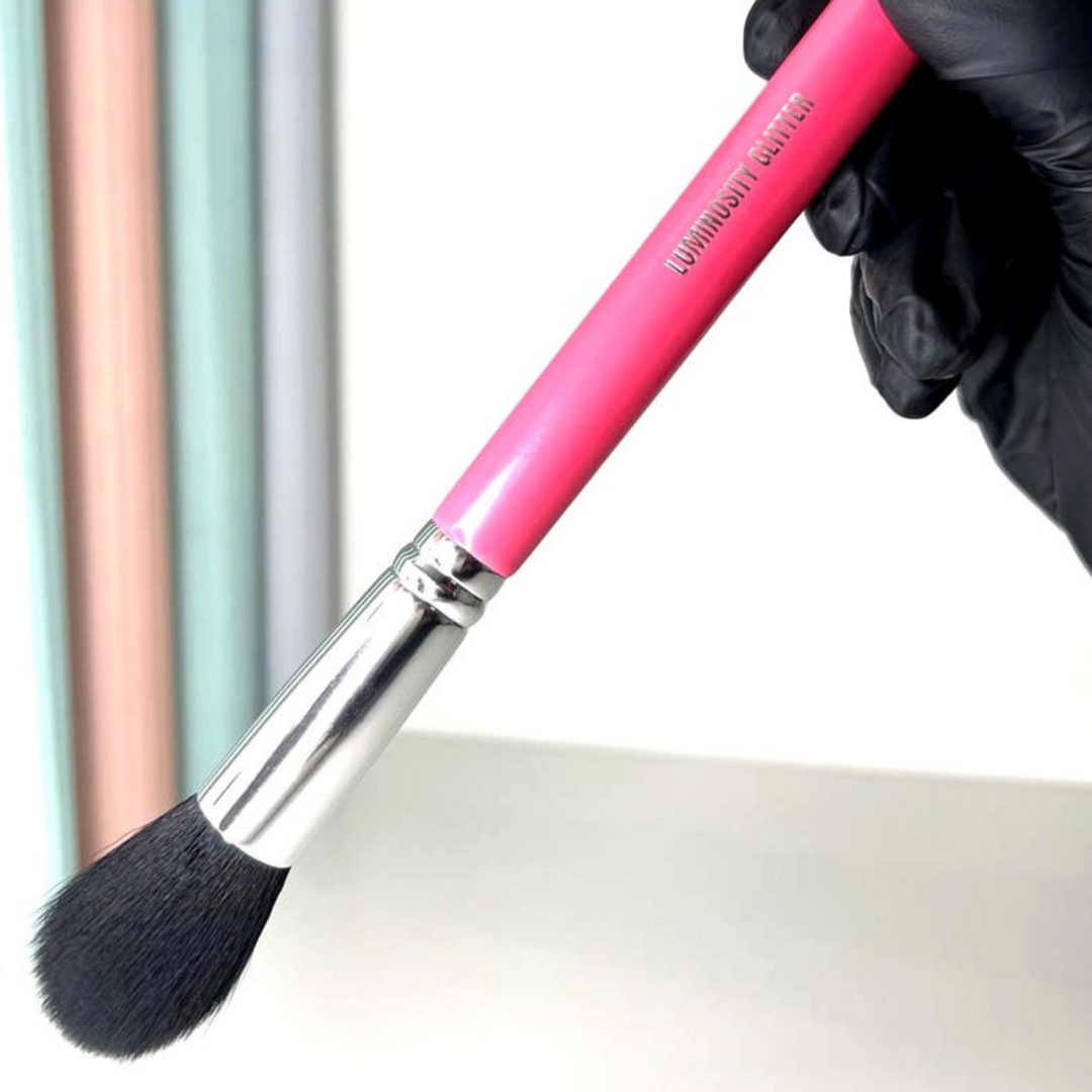 Hot Pink Makeup Brush by Luminosity Glitter