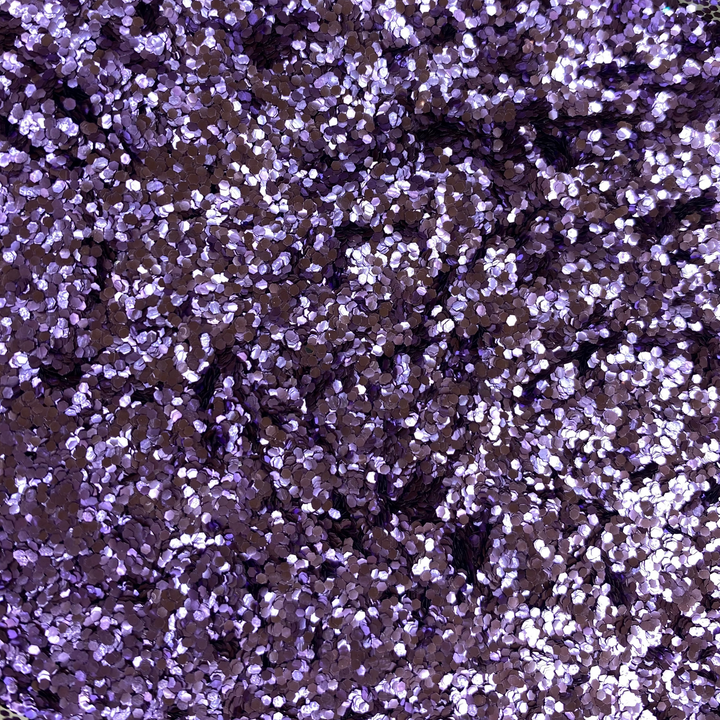 purple chunky biodegradable glitter available in biodegradable wholesale bags.