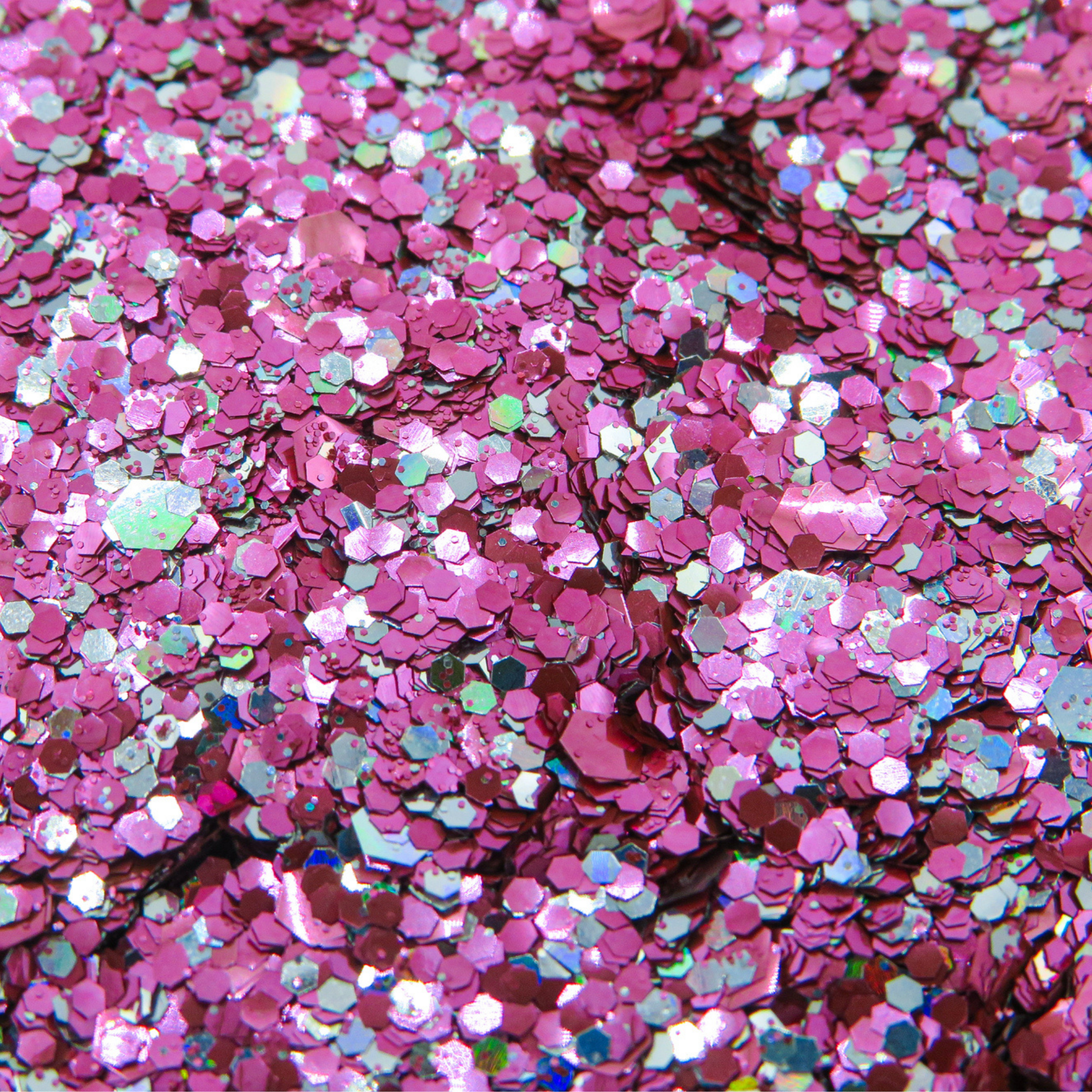 Pink unicorn eco glitter mix by Luminosity Glitter London. Eco friendly glitter that is proven to biodegrade in a natural freshwater environment in a matter of weeks.