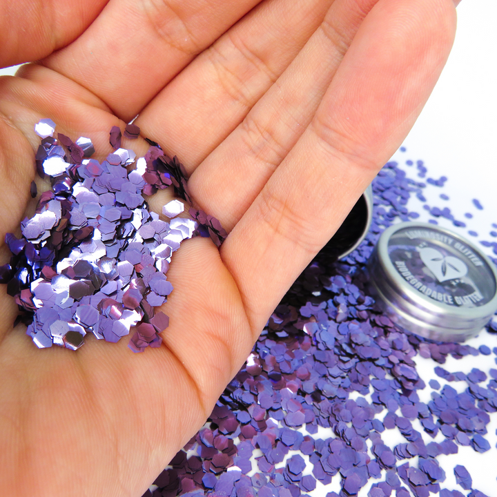 Purple ultra chunky eco glitter