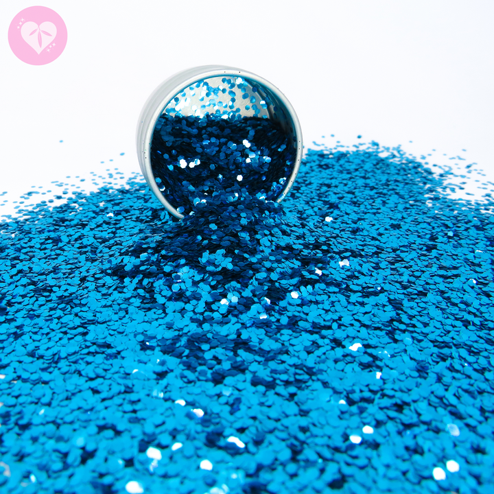 Sky blue chunky bioglitter by Luminosity Glitter