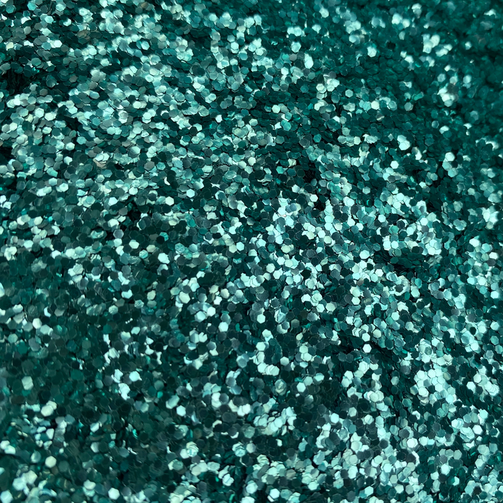 Turquoise chunky biodegradable glitter by Luminosity Glitter