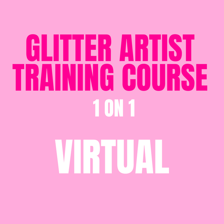 Virtual eco glitter artist training on zoom with Luminosity Glitter